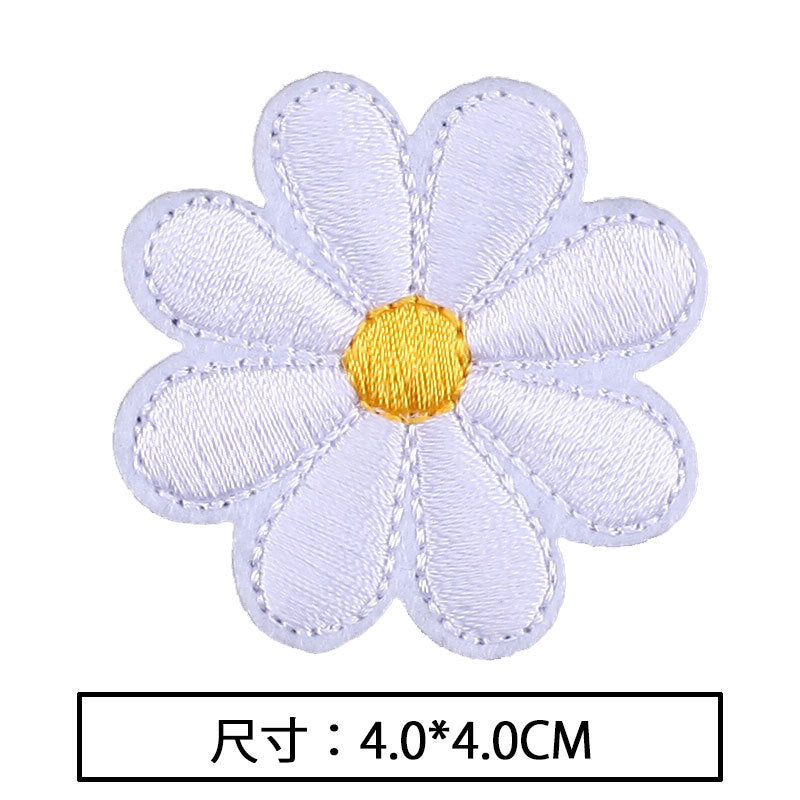 Wholesale 10pcs Hot sale cute flower series cloth patch colorful rose patch